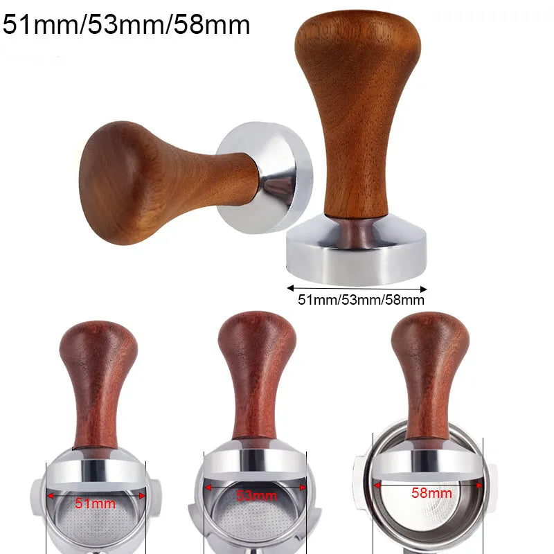 Barista Espresso Flat Press Tamper 51mm/53mm/58mm